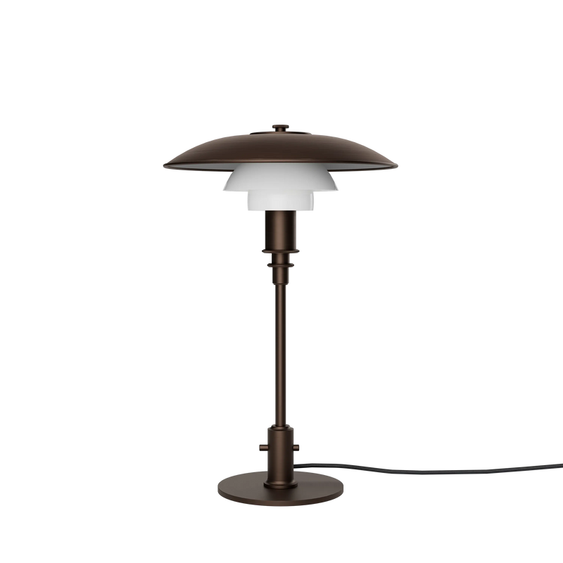 Louis Poulsen PH 3/2 Table Aged Brass Opal — Centenary – Aged brass/opal glass