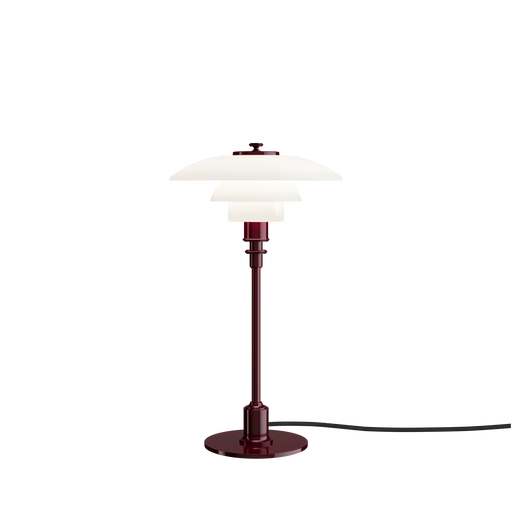 PH 2/1 Table Lamp Glossy Burgundy