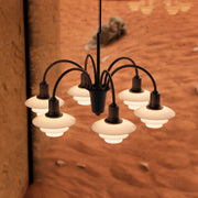 PH 1/1 Chandelier Centenary Edition – Aged brass/dusty terracotta