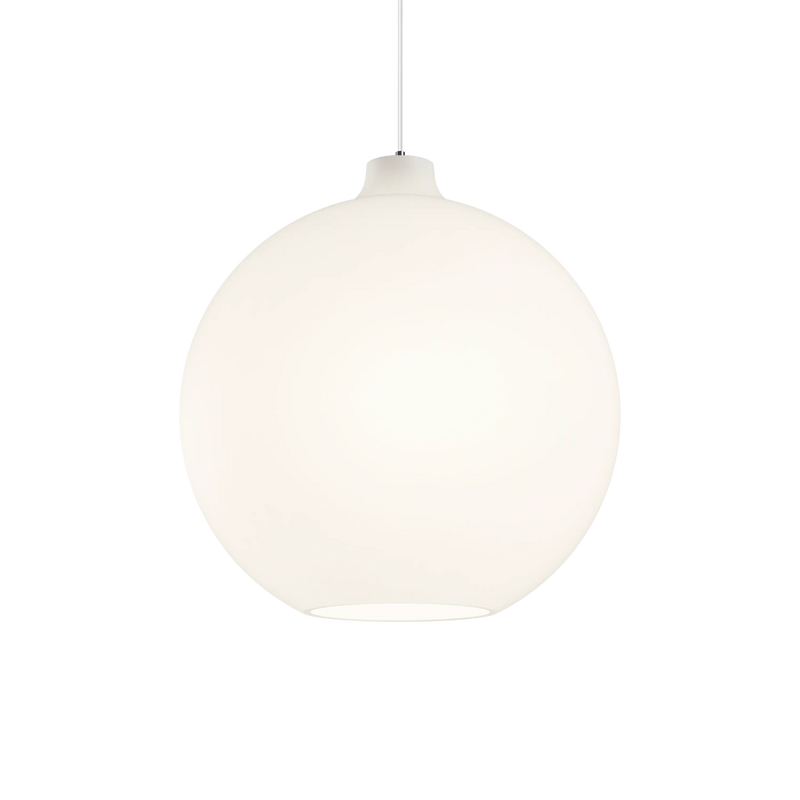 WOHLERT Pendant Lamp – White opal glass Ø400