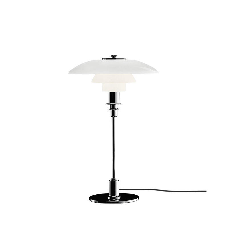 PH 3/2 Table Lamp – High lustre chrome plated
