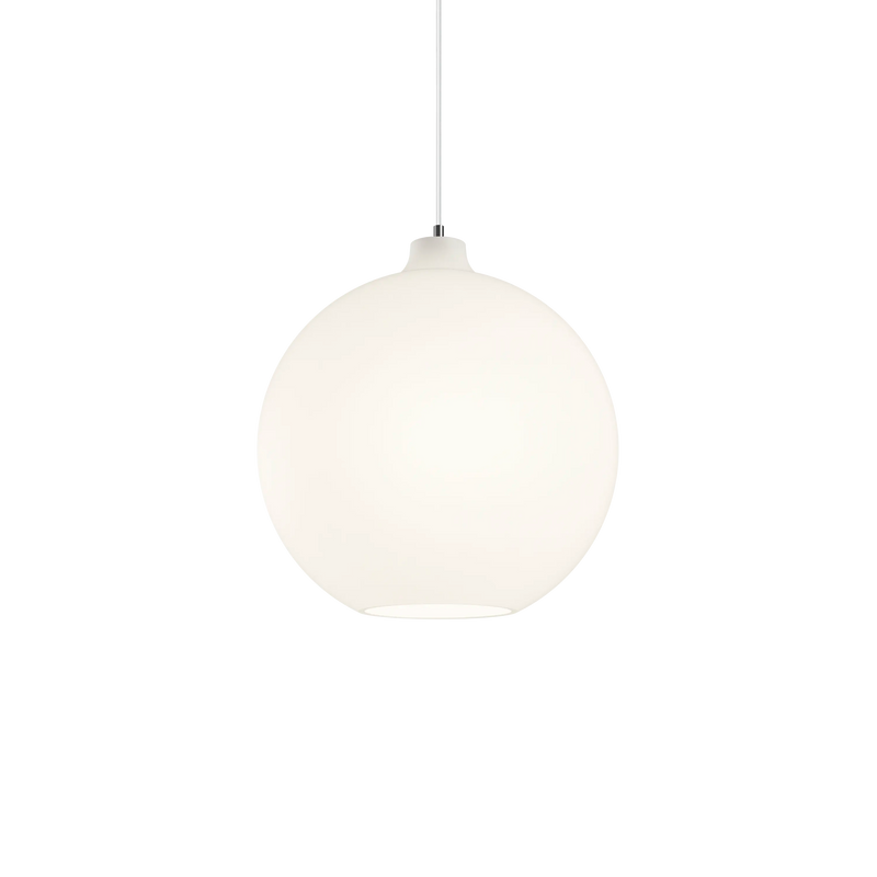 WOHLERT Pendant Lamp – White opal glass Ø300
