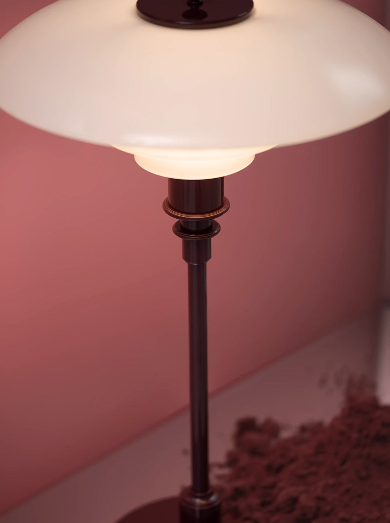 PH 2/1 Table Lamp Glossy Burgundy