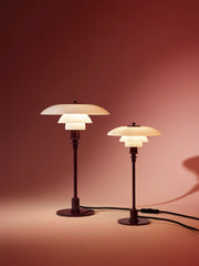 PH 2/1 Table Lamp Glossy Burgundy