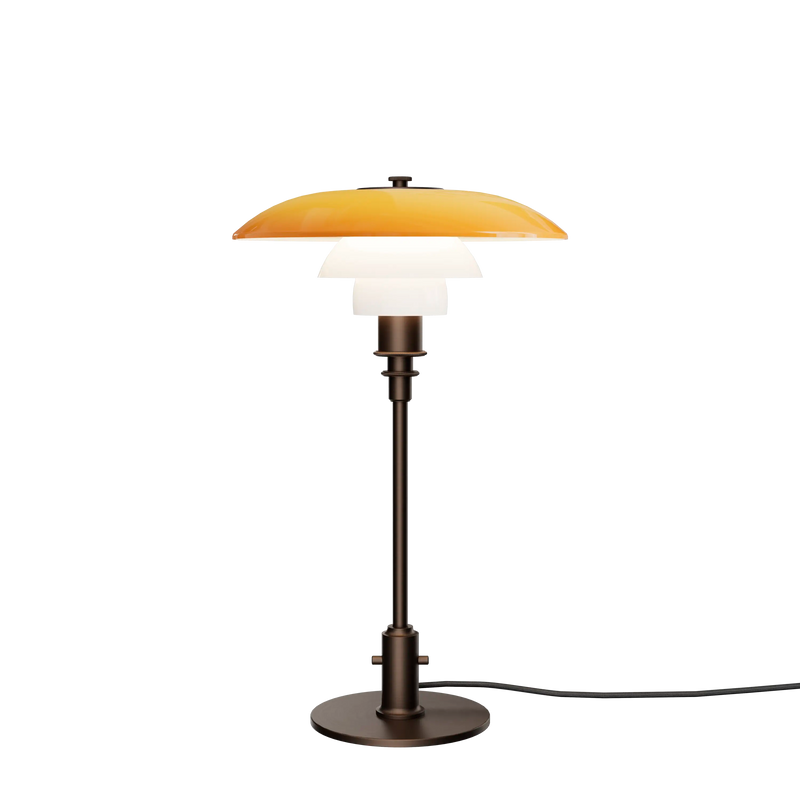 PH 3/2 Table Lamp Centenary Edition Amber Opal White