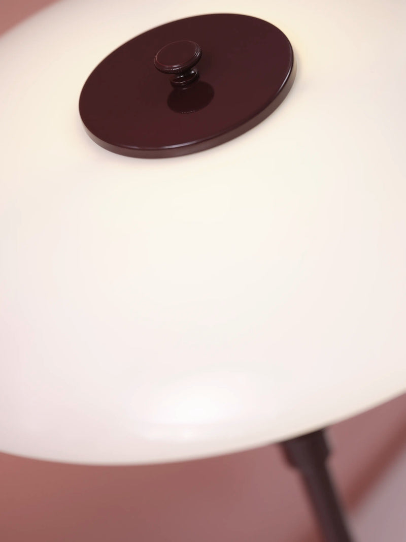PH 3/2 Table Lamp Glossy Burgundy