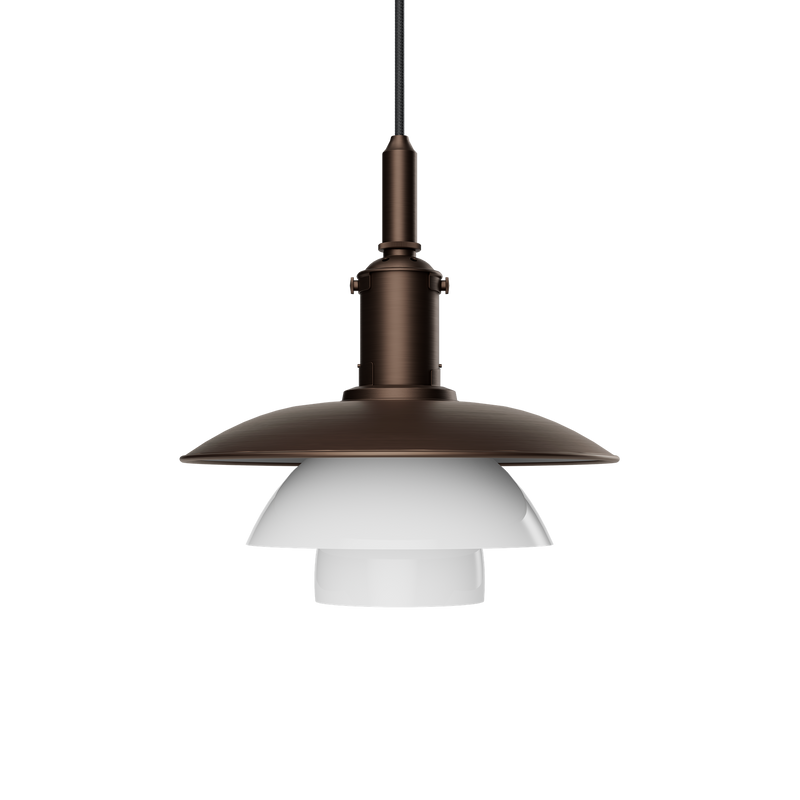 PH 3/3 Pendant Aged Brass