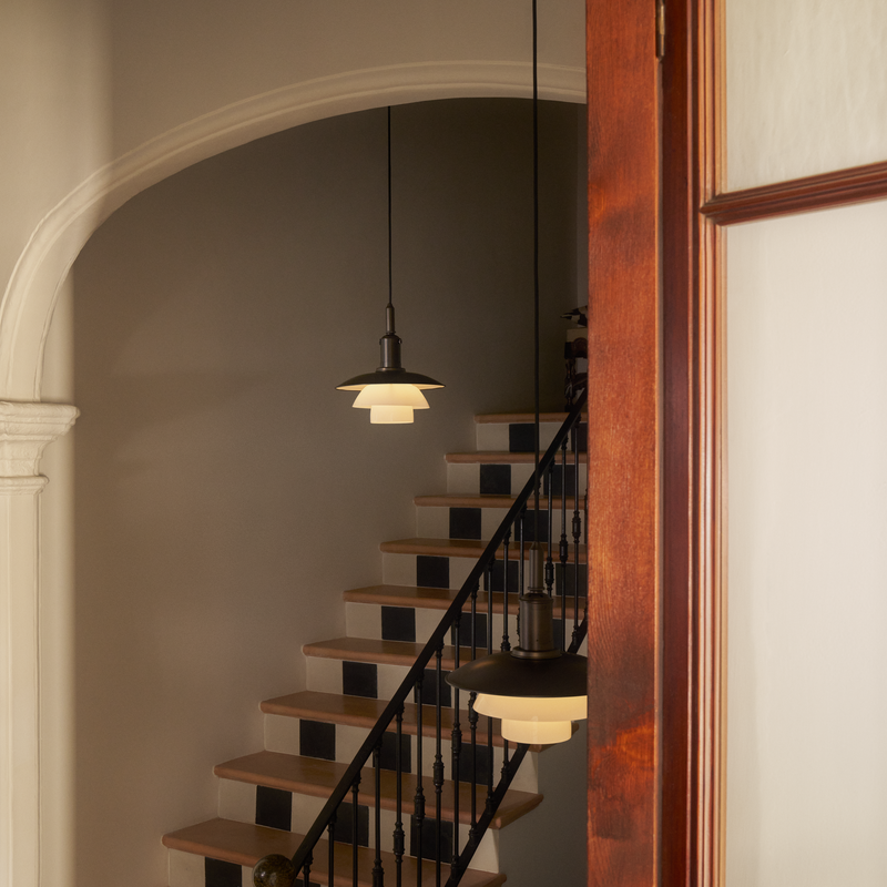 PH 3/3 Pendant Aged Brass