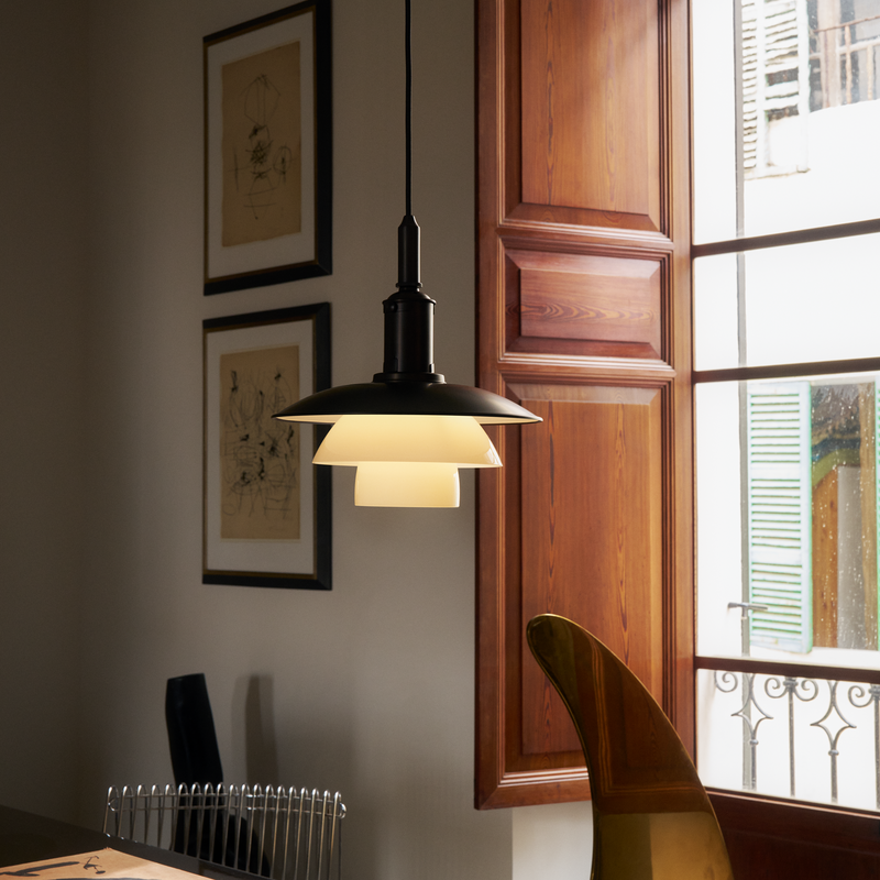 PH 3/3 Pendant Aged Brass