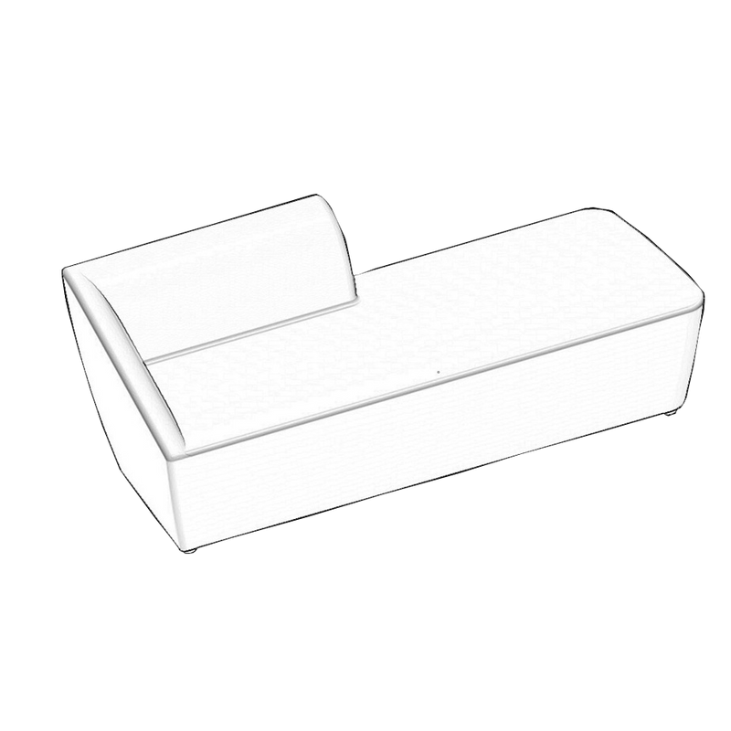 Amarcord AM15 Chaise Lounge Left Armrest - MyConcept Hong Kong