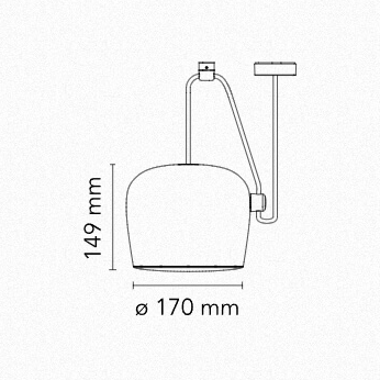 Flos Aim Small Suspension Lamp - MyConcept Hong Kong
