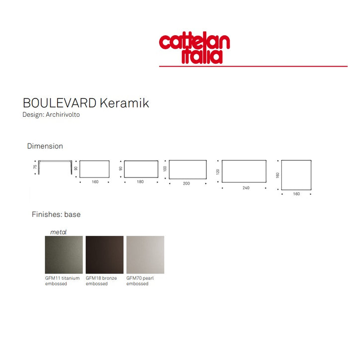 CATTELAN BOULEVARD Keramik Table - MyConcept Hong Kong
