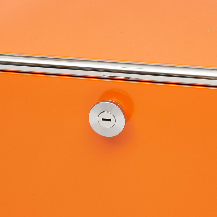 3-Door TV Cabinet - Orange - MyConcept Hong Kong