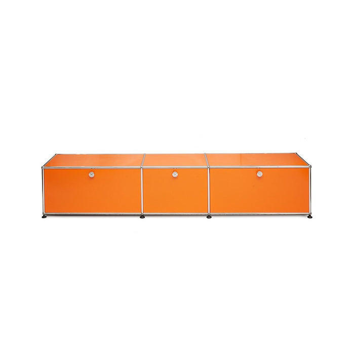 3-Door TV Cabinet - Orange