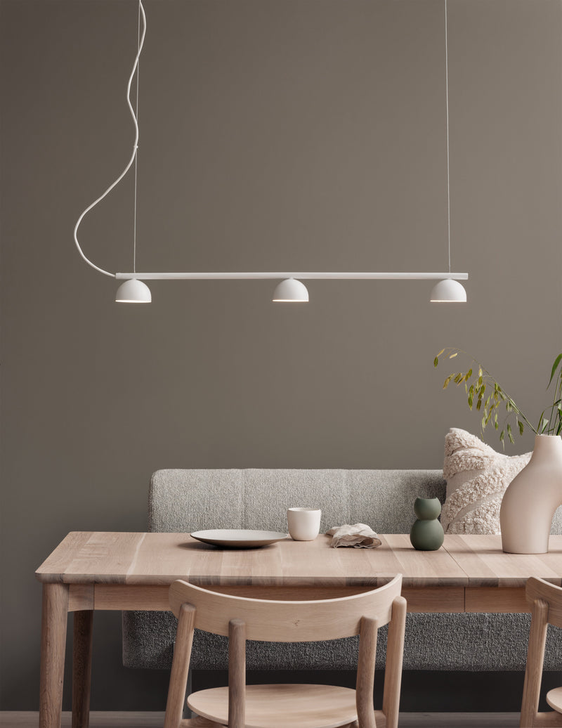 Blush rail 3 pendant lamp