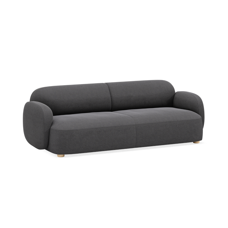 Gem sofa 3-seater Dark grey (Brusvik 08)
