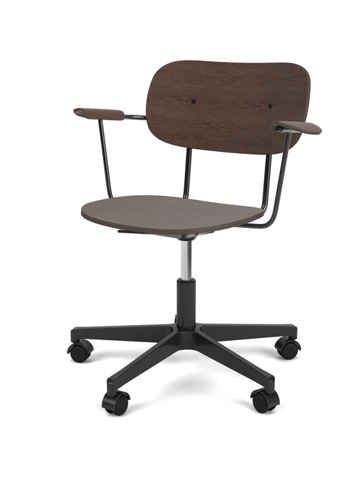 Co Task Chair with Armrests - VENEER