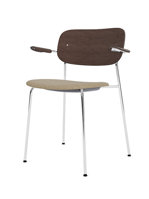 Co Dining Chair with Armrest - UPHOLSTERED SEAT
