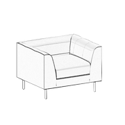 CUBE CU1 Armchair - MyConcept Hong Kong