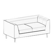 CUBE CU2 2seater Sofa - MyConcept Hong Kong
