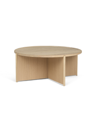 Cling coffee table Light oiled oak D90/H38