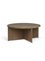 Cling coffee table Smoked oak D90/H38