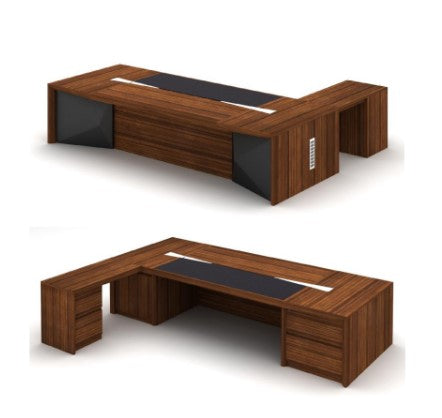 Sao Executive Desk - TMPS-00295 Diamond Black Series - MyConcept Hong Kong