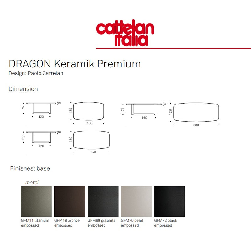 DRAGON Keramik Premium Table - MyConcept Hong Kong
