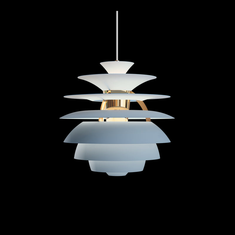 Dusty Blue/Brass Metallised
