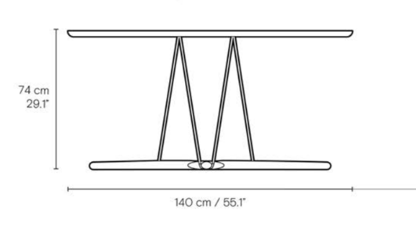 E022 Ø140 Embrace Outdoor Table - MyConcept Hong Kong