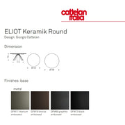 CATTELAN ELIOT Keramik Round Table - MyConcept Hong Kong