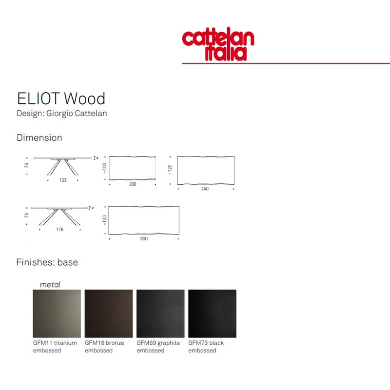 CATTELAN ELIOT Wood Table - MyConcept Hong Kong