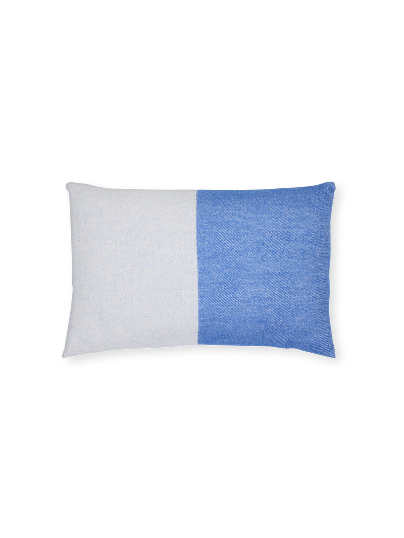 Echo cushion cover Vertical blue