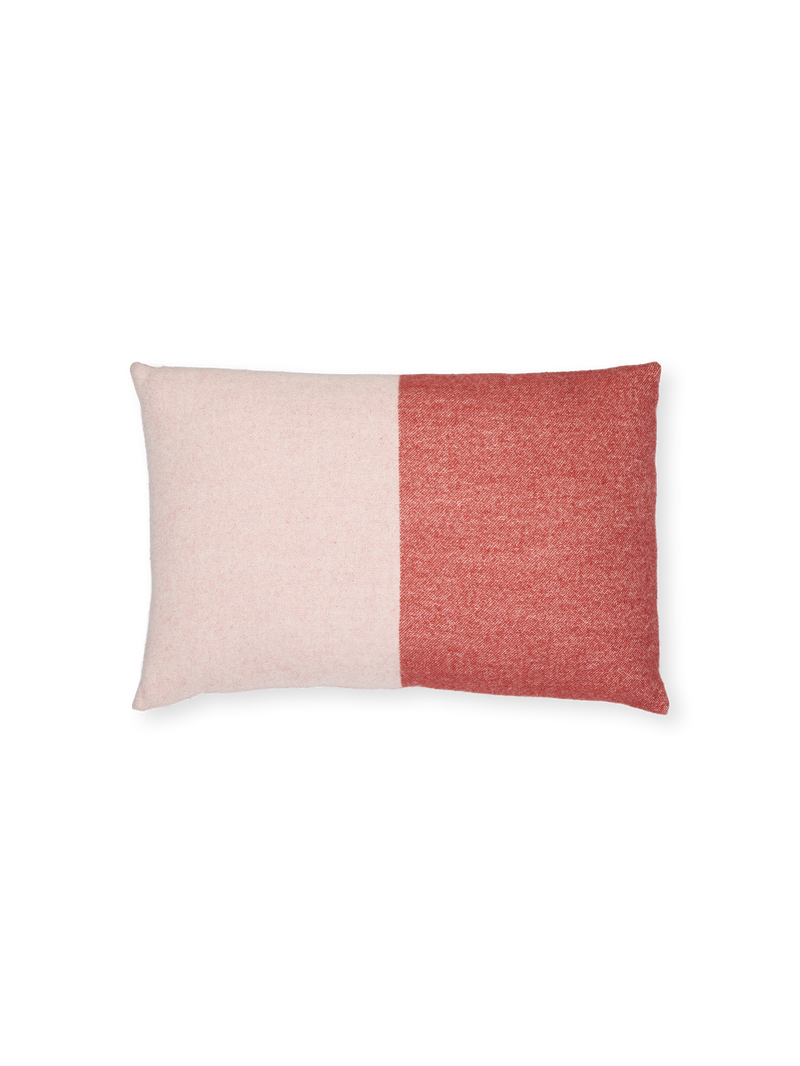 Echo cushion cover Vertical red