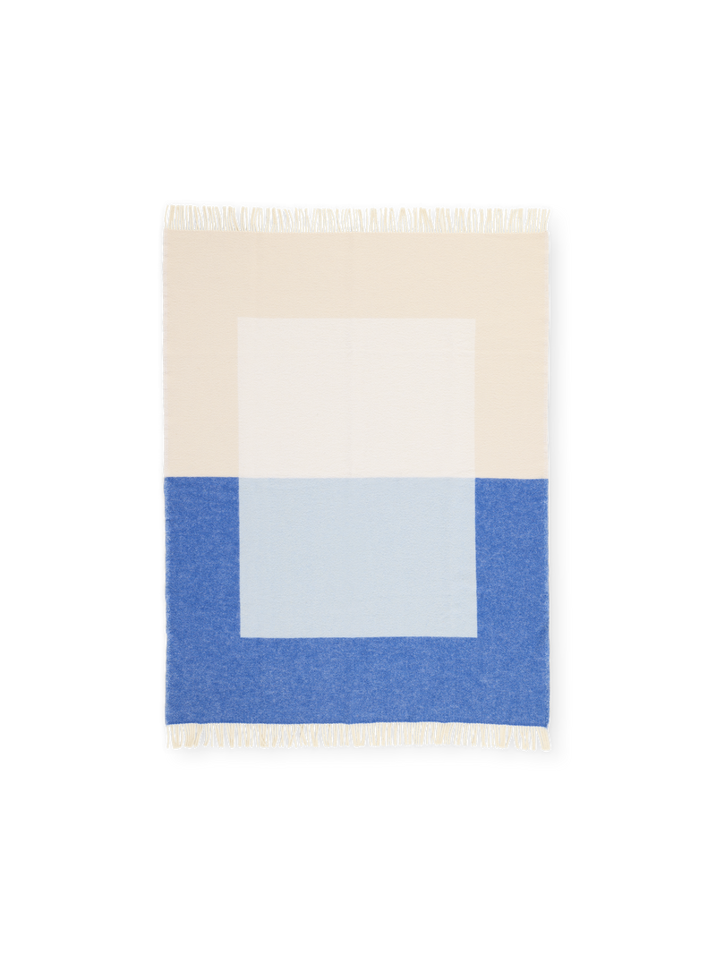 Echo throw blanket Blue