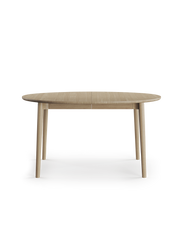 Expand dining table circular Light oiled oak D140 cm