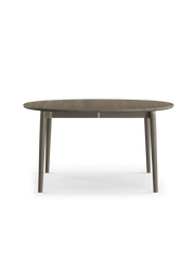 Expand dining table circular Smoked oak D140 cm
