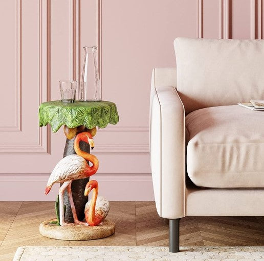 Side Table Animal Flamingo Ø33cm - MyConcept Hong Kong