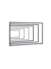 Frame wall rack Black