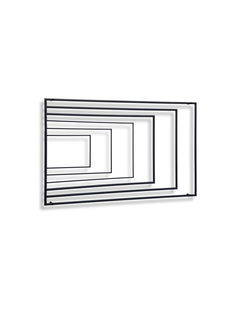 Frame wall rack Black