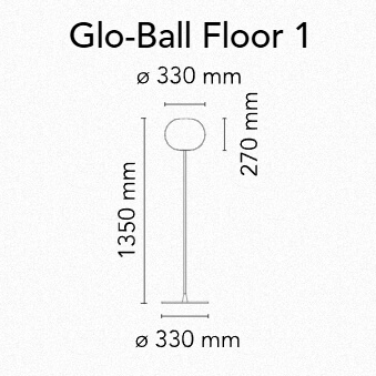 Flos GLO-BALL Floor Lamp - MyConcept Hong Kong