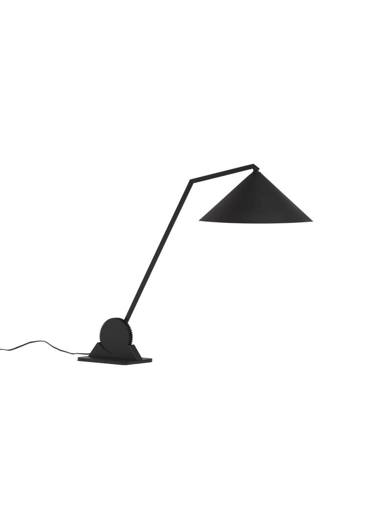 Gear table lamp Black