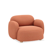 Gem lounge chair w armrests Peach (Autumn 551)
