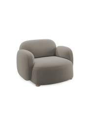 Gem lounge chair w armrests Brown (Brusvik 66)