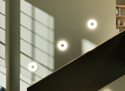 Glint glass opal wall lamp