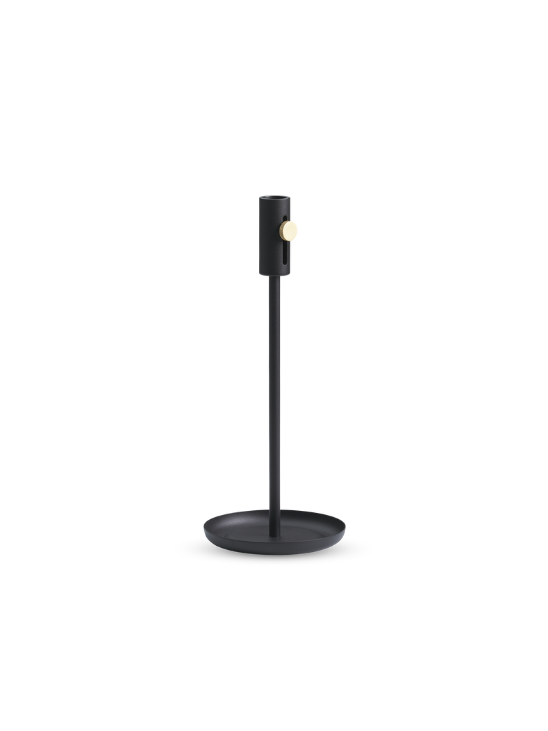 Granny candle holder H32.5 Black