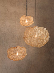 Heat brass pendant lamp