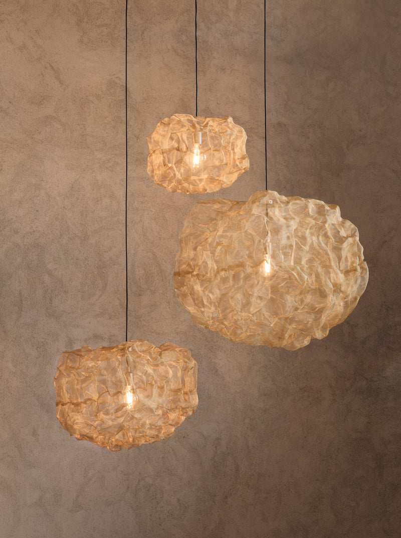 Heat brass pendant lamp