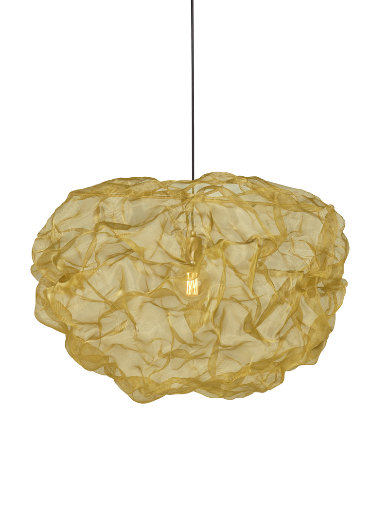 Heat brass pendant lamp Large