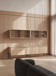 Hifive tambour and glass cabinet set 200